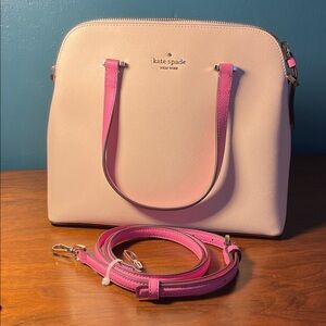 Kate Spade Blush and Pink Satchel